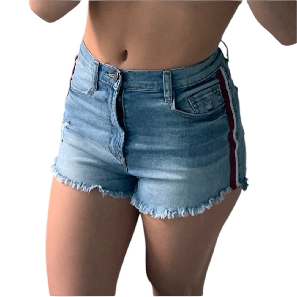 Rewash High Waisted Blue Denim Shorts